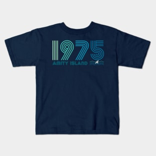 Amity Island 1975 Kids T-Shirt